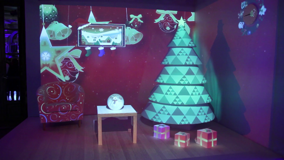 Christmas Room |Mircrosoft | 3D VIDEO MAPPING ROOM